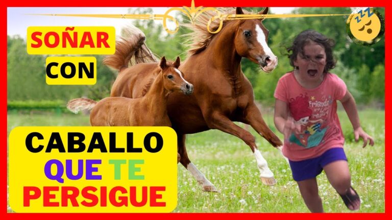 soñar que te persigue un caballo enojado